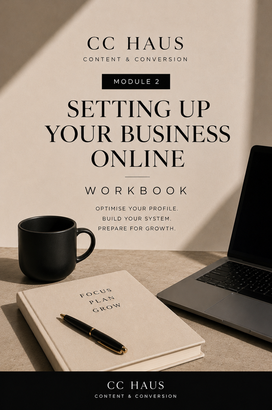 MODULE 2 — SETTING UP YOUR BUSINESS ONLINE